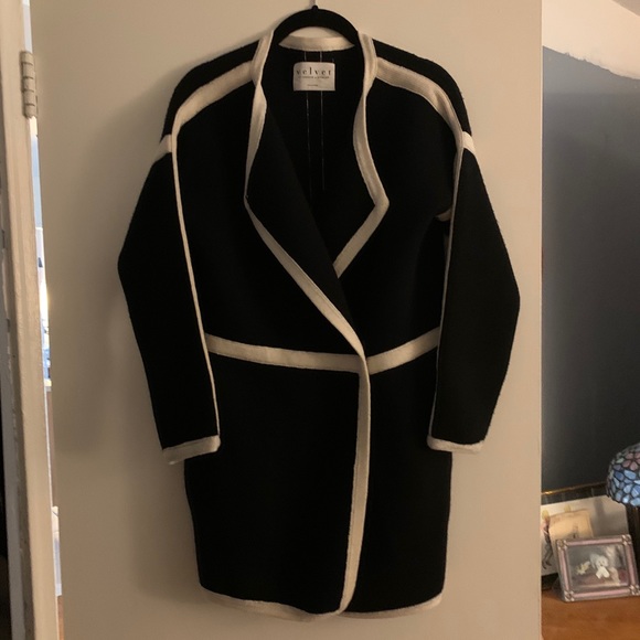 Velvet by Graham & Spencer Jackets & Blazers - Velvet by Graham & Spencer Wool Sweater Coat